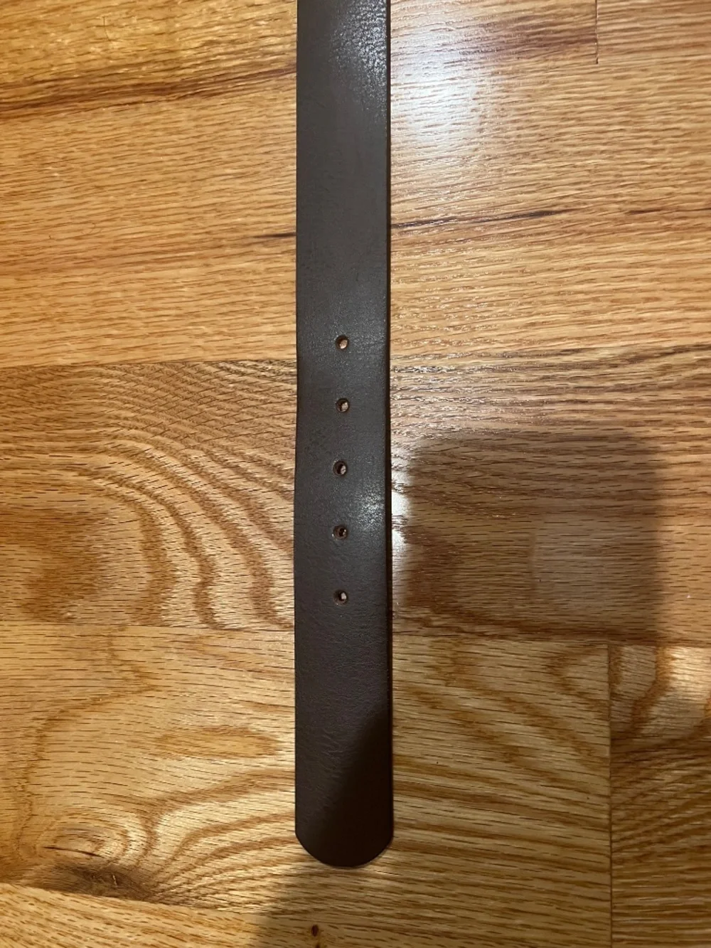 Women's Gap Pu Coated Split Leather Belt in Brown Color: Medium